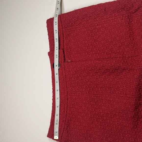 Banana Republic Merlot Wool Skirt Size 4 - Picture 3 of 11